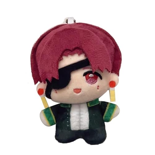 QKNTKF Windbreaker, weiche Haruka-Überwurfkissen, 12 cm, niedliches Mini-Anime-Kissen, Taschenanhänger, Charms, Dekoration, Sammlerstück, Geschenke (Suo Hayato-12 cm) von QKNTKF