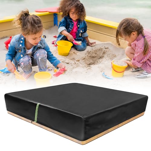 Sandkastenplane Abdeckplane,QKURT 150 x 150 x 25cm Wasserdicht Sandkastenabdeckungen, 420D Oxford Sandkasten Abdeckungen mit Reflektor, Elastische Bänder für den Sandkasten Sauber zu Halten Sandkastenplane Abdeckplane,QKURT 150 x 150 x 25cm Wasserdicht Sandkastenabdeckungen, 420D Oxford Sandkasten Abdeckungen mit Reflektor, Elastische Bänder für den Sandkasten Sauber zu Halten von QKURT