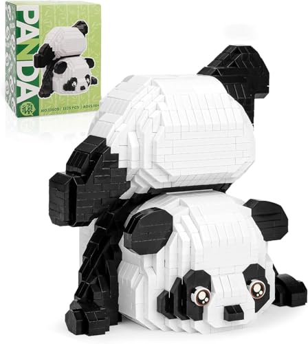 QLT QIAOLETONG Panda Ideas Klemmbausteine Micro Bausteine,Tiere 1325 Stück Mini Bauspielzeugsteine für Erwachsene?mädchen ab 10-12+Jahren von QLT QIAOLETONG
