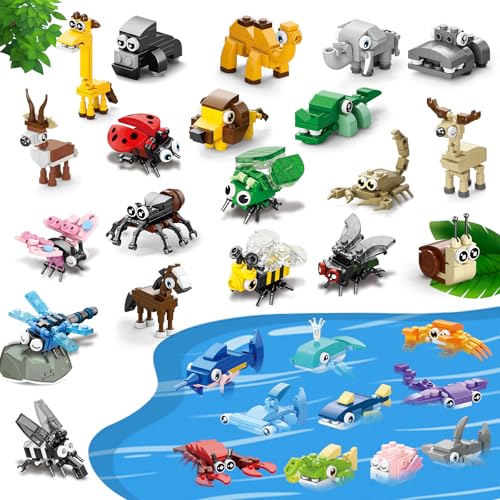 QLT QIAOLETONG Bausets 30 Teile 9102+9103+9108 (Tier) von QLT QIAOLETONG