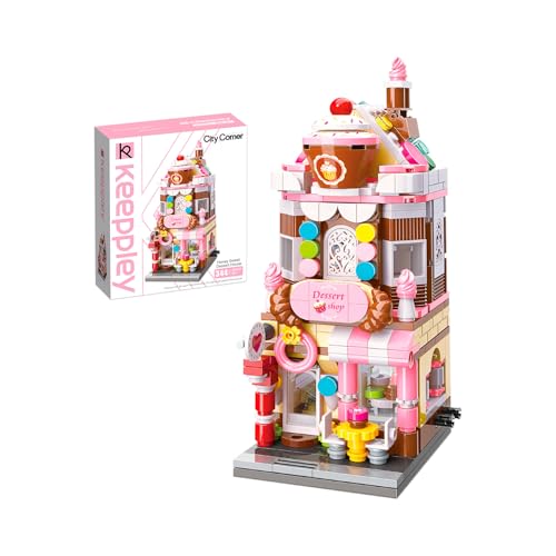 Qman Keeppley by C0101 City Corner Dessert Shop Süßwarenladen Konditorei Klemmbaustein-Set Haus Straße Qman Keeppley by C0101 City Corner Dessert Shop Süßwarenladen Konditorei Klemmbaustein-Set Haus Straße von QMAN