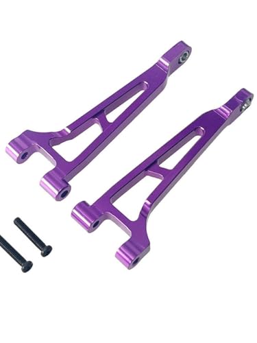 QMLQRGKF 1/14 RC -Auto -Metall -Upgrade hinterer Oberarmzubehör kompatibel mit Hyper GO -Modellen 14209 14210 H14BM(Purple) von QMLQRGKF