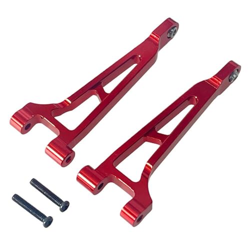 QMLQRGKF 1/14 RC -Auto -Metall -Upgrade hinterer Oberarmzubehör kompatibel mit Hyper GO -Modellen 14209 14210 H14BM(Red) von QMLQRGKF