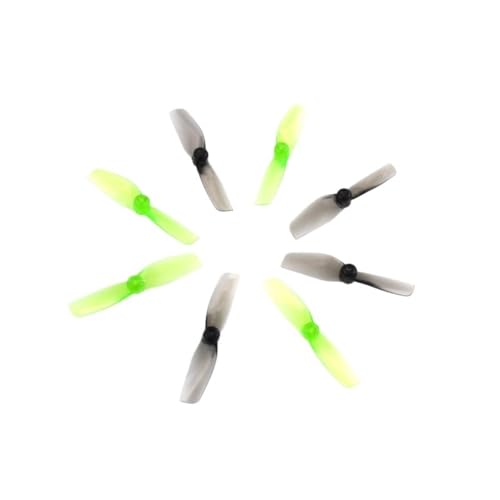 QMLQRGKF 10Pairs 10CW CCW 40 mmx2 40 mm 2pc Whoop kompatibel mit RC Freestyle -Drohnen 75 mm(10PAIRS Random Color) von QMLQRGKF