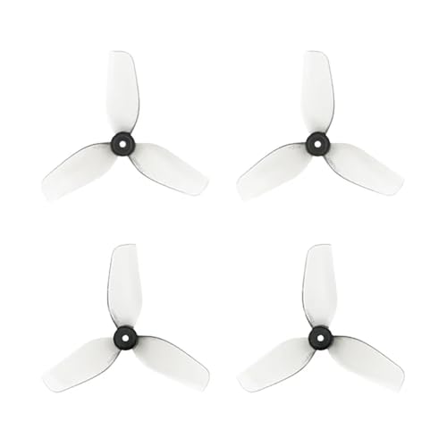 QMLQRGKF 16pcs 31mm Ultralight 3- Propeller 1. 0 mm Welle Kompatibel mit Meteor65/Meteor65 Pro/Air65 Drohnen(Grey) von QMLQRGKF