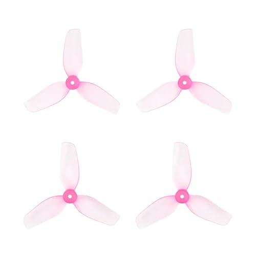 QMLQRGKF 16pcs 31mm Ultralight 3- Propeller 1. 0 mm Welle Kompatibel mit Meteor65/Meteor65 Pro/Air65 Drohnen(PINK) von QMLQRGKF
