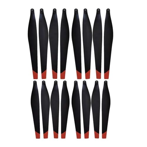 QMLQRGKF 16pcs Kohlefaser -Nylon -Requisiten Kompatibel mit T40 T50 Drohne R5413 R5415 CW CCW(Nylon Blades) von QMLQRGKF