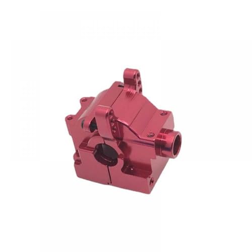 QMLQRGKF 1PC Metall-Upgrade-Modifikation vordere und hintere Getriebe Kompatibel mit 1/10 J3 Allradantrieb große Füße RC-Autoteile(Red) von QMLQRGKF