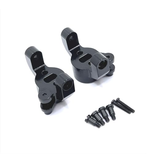 QMLQRGKF 1Set Metall Upgrade CNC-Prozess vordere Achse C-Typ Kompatibel mit 1/10 ZP1001 ZP1002 ZP1003 ZP1004 RC-Autoteile(Black) von QMLQRGKF