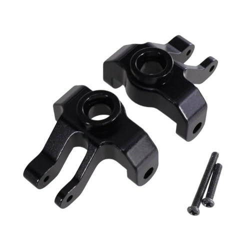 QMLQRGKF 1pcs Mn1/2 Mn128 Mn86s Mn-86K (s) G500 4 × 4 RC Fernbedienungsauto-Upgrade Teile Zubehör Vorderachse Lenkbecher(Black) von QMLQRGKF
