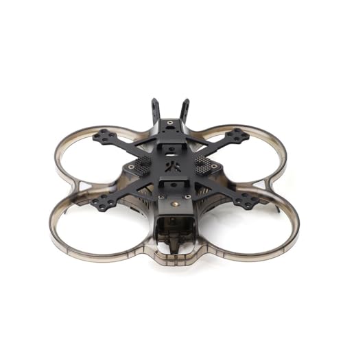 QMLQRGKF 2-Zoll-FPV-Frame-Kits, die mit 2-Zoll-Analog-/O3-Drohnen kompatibel sind(Black) von QMLQRGKF