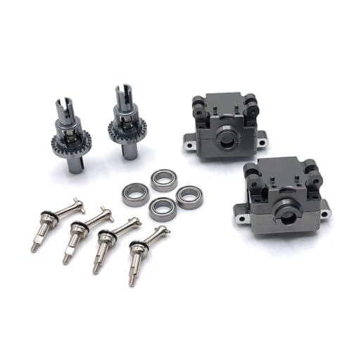 QMLQRGKF 27mm Metall -Upgrade -Antriebswellengetriebe Differentialkompatibel mit 1/28 RC -Autos 284131 K969 K979 K989 K999 P929 P939 Teile(Dark Grey) von QMLQRGKF