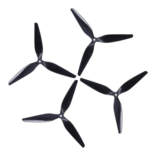 QMLQRGKF 2Pairs 2CW 2CCW 9x5x3 9050 3Black Carbon Nylon kompatibel mit RC Multirotor X-Class von QMLQRGKF