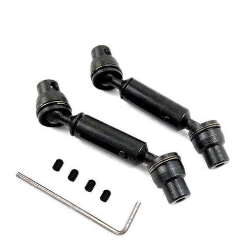 QMLQRGKF 2pcs Metallantriebswelle Kompatibel mit RC -Auto kompatibel mit Hglong B36 B16 C14 C24 B24 Mn Mn99s(Black) von QMLQRGKF