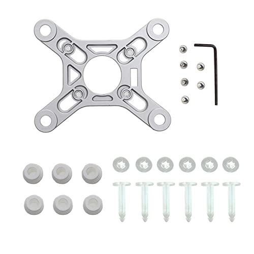 QMLQRGKF 3S-Drohnenbefestigungsplatte mit Anti-Vibration-Gummi-Dämpfung und Tropfenstift(for 3A 3P) von QMLQRGKF