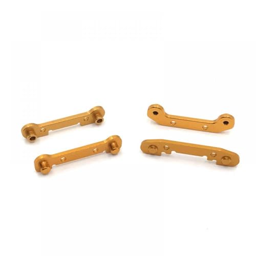 QMLQRGKF 4 Packung erweiterter Metallverstärkungsarm Kompatibel mit kompatible RC -Automodelle 1/14 144001 144010 12124018 124019 Zubehörteile(Złota) von QMLQRGKF