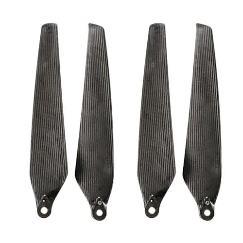 QMLQRGKF 4PCS P100 Pro Carbonfaser/Kohlenstoff-Nylon-Faltung CW/CCW-Rotoren, die mit XAG P100 Pro V50 P80 kompatibel ist(P80 Carbon Fiber) von QMLQRGKF