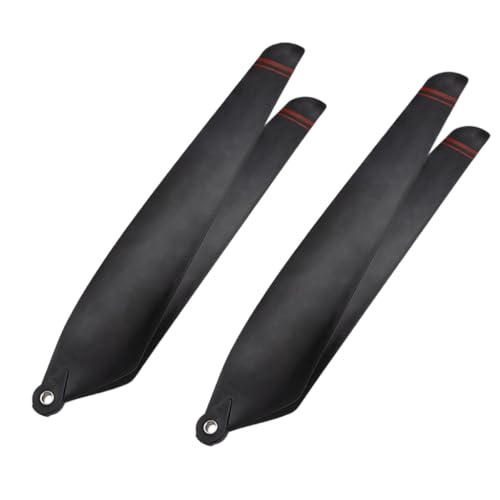 QMLQRGKF 4PCS P100 Pro Carbonfaser/Kohlenstoff-Nylon-Faltung CW/CCW-Rotoren, die mit XAG P100 Pro V50 P80 kompatibel ist(P80CARBON Nylon) von QMLQRGKF