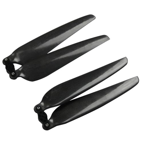 QMLQRGKF 4pcs Kohlefaserverbund CW CCW Paddelclip 22 Zoll 2280 kompatibel mit RC -Drohnen -Quadcopter -Teilenzubehör(3080 with Clip) von QMLQRGKF