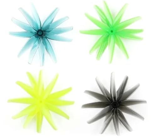 QMLQRGKF 6 Paare 3 Beutel kompatibel mit Nazgul F5 5 Zoll 3 Polycarbonat -Propeller mit 5 mm Montageloch Kompatibel mit DIY -FPV -Drohnen -RC -Teile(6 Pairs Gray) von QMLQRGKF