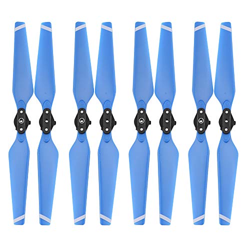 QMLQRGKF 8330 Drohnenrequisiten - Ersatzteile, die mit Faltdrohnen kompatibel sind(8PCS Blue) von QMLQRGKF
