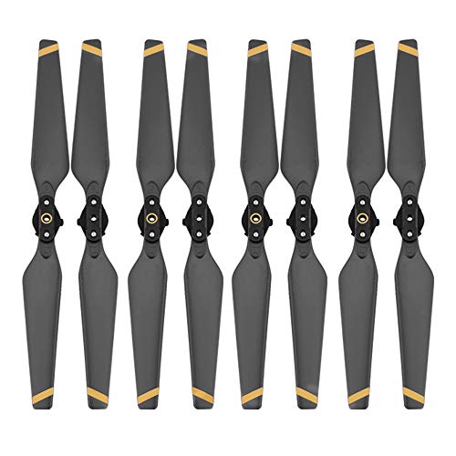 QMLQRGKF 8330 Drohnenrequisiten - Ersatzteile, die mit Faltdrohnen kompatibel sind(8PCS GOLDEN Edge) von QMLQRGKF