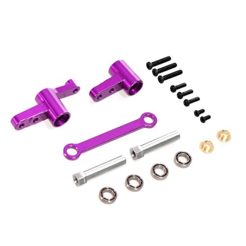 QMLQRGKF Aktualisierung von Teilen Kompatibel mit 1/14 RC -Autos, die mit Hyper GO 14210 14209 H14BM mit Lagerwellensäule und Lenkwelle kompatibel sind(Purple) von QMLQRGKF