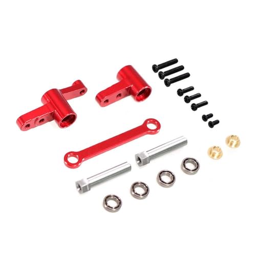 QMLQRGKF Aktualisierung von Teilen Kompatibel mit 1/14 RC -Autos, die mit Hyper GO 14210 14209 H14BM mit Lagerwellensäule und Lenkwelle kompatibel sind(Red) von QMLQRGKF