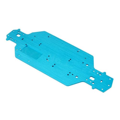 QMLQRGKF Aluminium -Metall -Chassis 3mm Dicke kompatibel mit 03001 03602 1/10 Upgrade -Teile Kompatibel mit Fliegende Fischmodelle 94103 94123(Blue) von QMLQRGKF