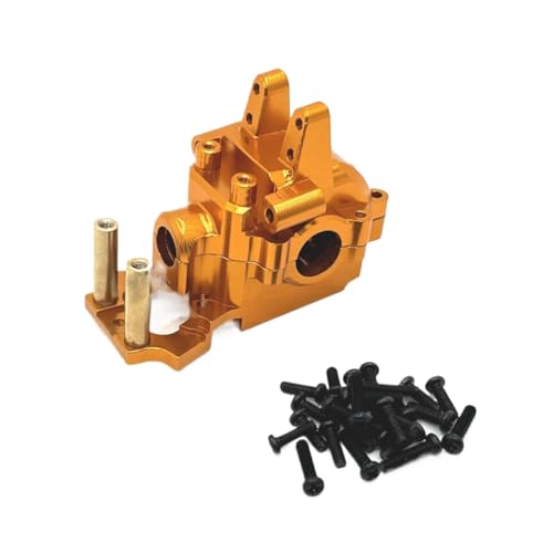 QMLQRGKF Aluminium Metall Frontkastenabdeckung kompatibel mit 1/14 RC -Automodellen 14301 14302 14303 14209 14210 Teile(Yellow) von QMLQRGKF