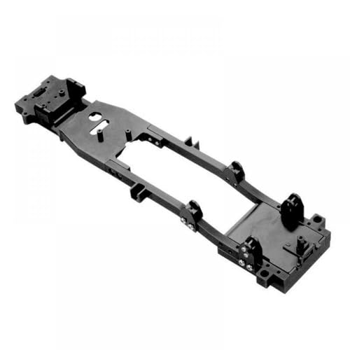 QMLQRGKF D12 CNC Metallkörper -Chassis -Rahmenstrahl Kompatibel mit D12 1/10 RC Drift Car DIY Upgrade Teile Zubehör(Black) von QMLQRGKF