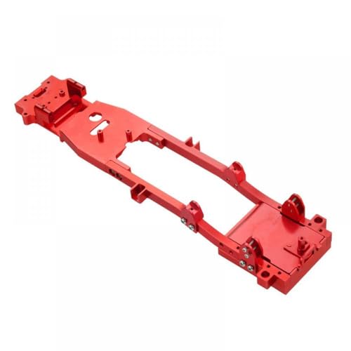 QMLQRGKF D12 CNC Metallkörper -Chassis -Rahmenstrahl Kompatibel mit D12 1/10 RC Drift Car DIY Upgrade Teile Zubehör(Red) von QMLQRGKF