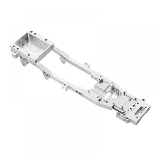 QMLQRGKF D12 CNC Metallkörper -Chassis -Rahmenstrahl Kompatibel mit D12 1/10 RC Drift Car DIY Upgrade Teile Zubehör(Silver) von QMLQRGKF