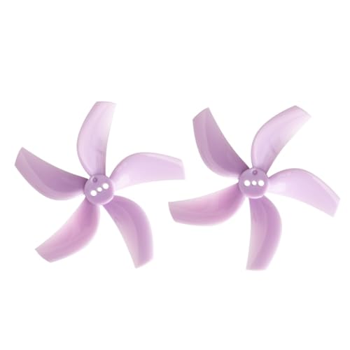 QMLQRGKF D63 5 PC Abgeleitete Drohnen-Requisiten kompatibel mit D63-5(4PAIRS Purple) von QMLQRGKF