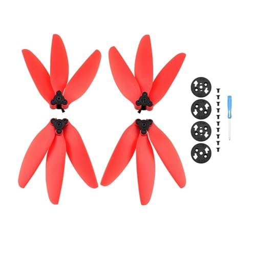 QMLQRGKF Drohnen / 2 Ersatzflügelventilatoren(RED) von QMLQRGKF