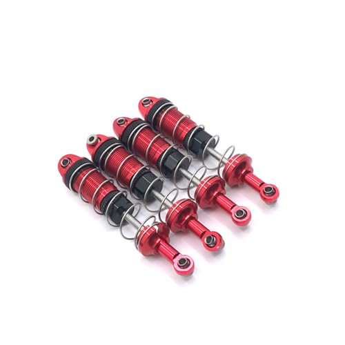 QMLQRGKF Externe Federschockdämpfer -Metall -Upgrade -Modifikation Kompatibel mit 1/10 ZP1001 ZP1002 ZP1003 ZP1004 RC -Cars Kompatible Teile(Red) von QMLQRGKF