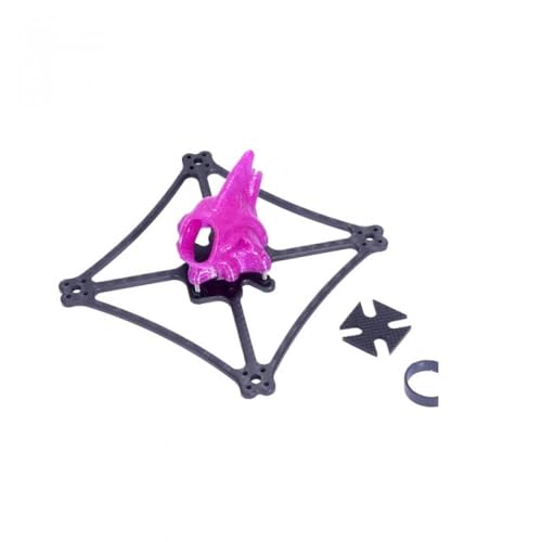 QMLQRGKF Feichao Venom-114 Venom-118 Frame Kit kompatibel mit 3 Zoll 75 mm Propeller Kompatibel mit 1104 1106 1202 1204 1206 bürstenloser Motor im RC Racing Zahnstocher(VENOM-114 Purple) von QMLQRGKF