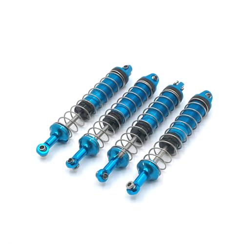 QMLQRGKF Hydraulikfeder-Stoßdämpfer-Metall-Upgrade Nachrüstung Kompatibel mit kompatible A323 104009 12401 12402-A 12403 12404 12409 RC-Autoteile(Sky Blue) von QMLQRGKF