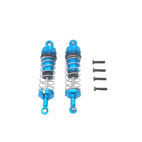 QMLQRGKF Hydraulikschockdämpfer -Metall -Upgrade -Nachrüstung Kompatibel mit kompatible RC -Cars 144001 144002 144010 124016 124017 124018 124019 2PCS(Sky Blue) von QMLQRGKF