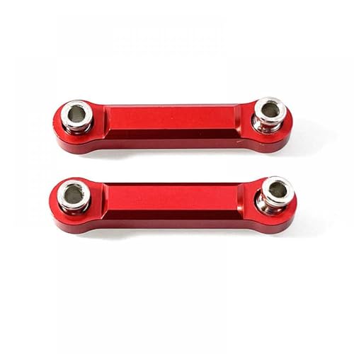 QMLQRGKF Hyper Go 1/14 14301 14302 Fernbedienungsauto verbessertes Metalllenkungsstab kompatible Zubehör Teile(Red) von QMLQRGKF