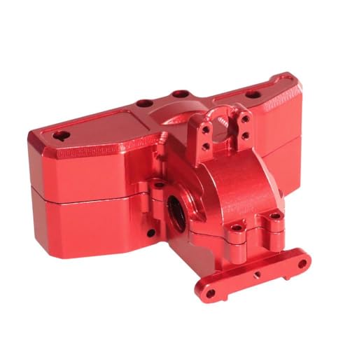 QMLQRGKF Kompatible Metallgetriebegehäuse Kompatibel mit Hyper GO 14209 14210 Fernbedienungsauto -Modifikation und Upgrade -Teile(Red) von QMLQRGKF