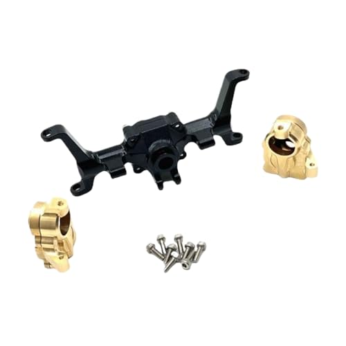 QMLQRGKF Messinglenker Kompatibel mit vordere Achsengehäuse, die mit FMS 1/24 RC CAR CNC Metall -Upgrade -Ersatzteile kompatibel ist(Black) von QMLQRGKF
