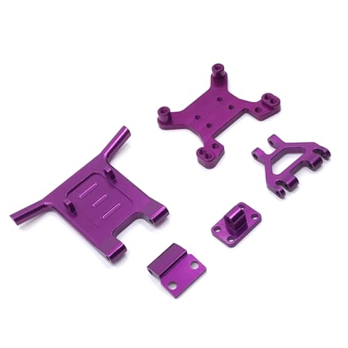 QMLQRGKF Metal vordere Stoßhalterung Stoßfänger Ersatz Kompatibel mit 144010 124016 124017 124018 124019 RC -Autos(Purple) von QMLQRGKF