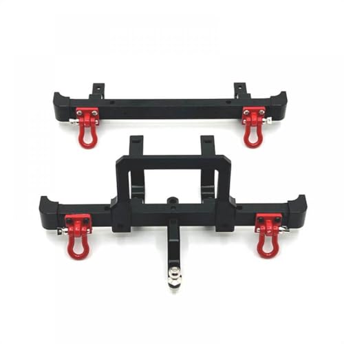 QMLQRGKF Metall Enhanced Front- und Heck -Stoßfängerprotektor Kompatibel mit 1/12 Skala MN82 LC79 RC -Autos Teile im Stil von RC -Autos(Black) von QMLQRGKF