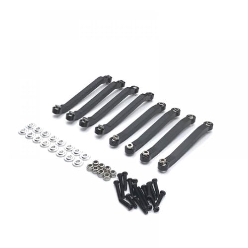 QMLQRGKF Metall -Federungsstangen mit MN D91 D96 D99 D99S MN90 1/12 RC -Auto -Upgrade kompatibel(Black) von QMLQRGKF