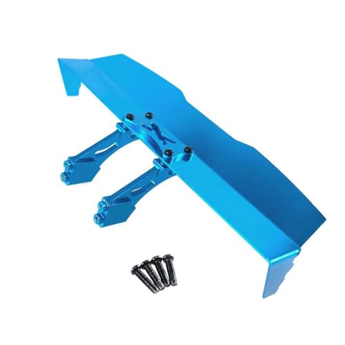 QMLQRGKF Metall Tail Wing Accessoire Kompatibel mit Hyper Go 16207 H16PL 1/16 RC -Auto -Upgrade -Teile(Blue) von QMLQRGKF