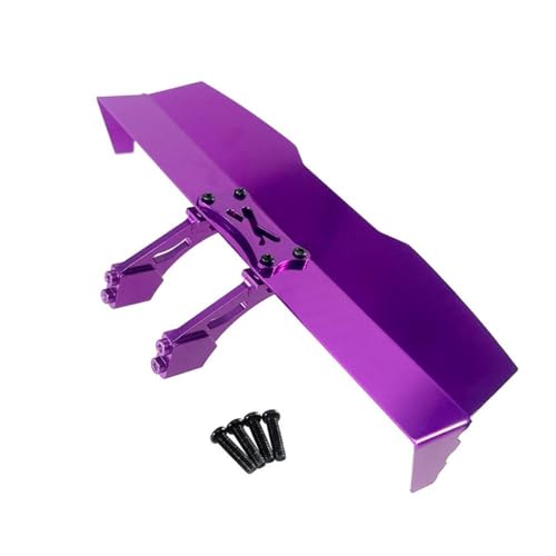 QMLQRGKF Metall Tail Wing Accessoire Kompatibel mit Hyper Go 16207 H16PL 1/16 RC -Auto -Upgrade -Teile(Purple) von QMLQRGKF