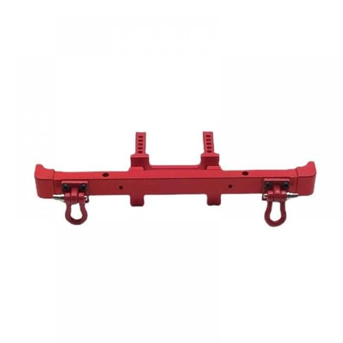 QMLQRGKF Metall -Upgrade Heckstoßstange Kompatibel mit MN 1/12 kompatible MN86 MN86S G500 RC -Autoteile(Red) von QMLQRGKF