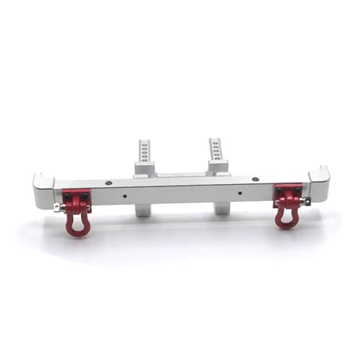 QMLQRGKF Metall -Upgrade Heckstoßstange Kompatibel mit MN 1/12 kompatible MN86 MN86S G500 RC -Autoteile(Silver) von QMLQRGKF