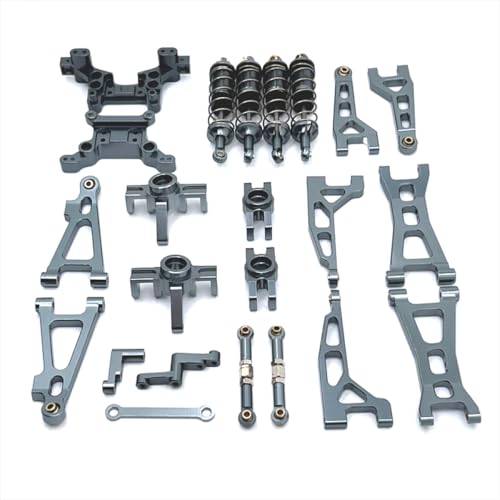 QMLQRGKF Metall -Upgrade -Kit Kompatibel mit 16207 16208 16209 16210 H16 RC -Autoteile(Ciemnoszary) von QMLQRGKF